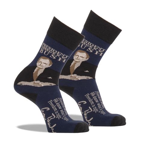 President George H.W. Bush Tribute Socks Unisex Crew Sock - Johns Crazy ...