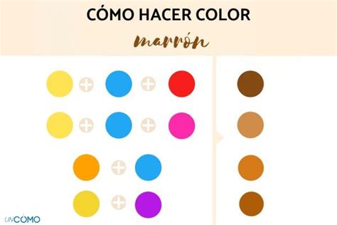 Cómo hacer color marrón - Conoce las mezclas para hacer diferentes ...