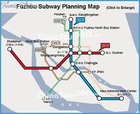 Fuzhou Subway Map - TravelsFinders.Com