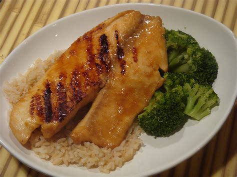 Yummy by Emmy: Grilled Tilapia in Ginger-Soy Marinade