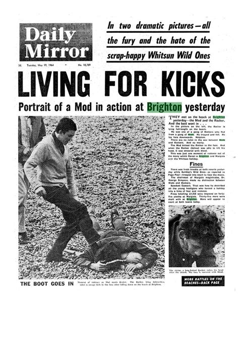 Mods vs rockers in the battle of brighton beach 1964 – Artofit