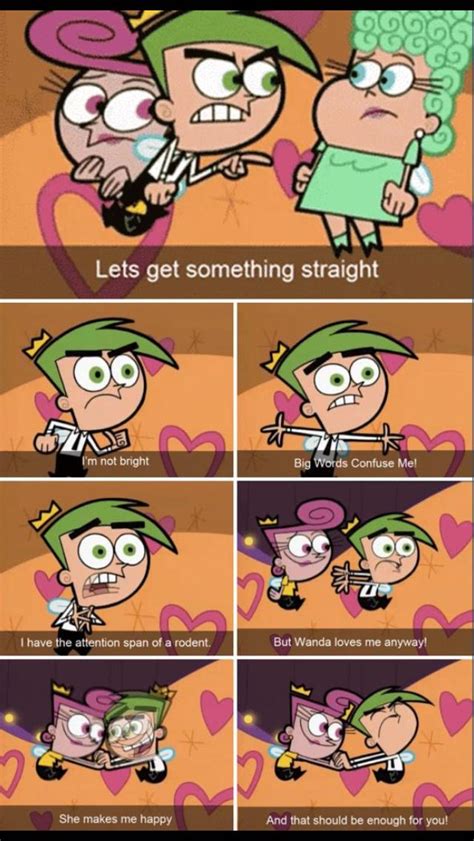 Cosmo and Wanda | Funny relationship, Relationship goals meme ...