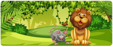 The Lion and The Mouse - Famous Moral Story for Kids