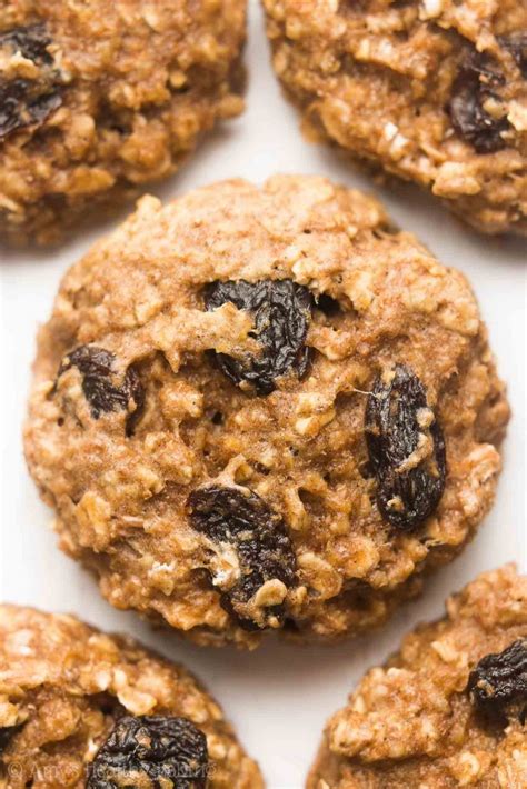 Healthy Oatmeal Raisin Breakfast Cookies | Amy's Healthy Baking