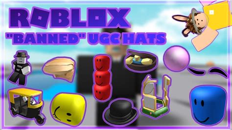 Roblox "Banned" UGC Hats I Roblox Takes UGC Hats Offsale - YouTube