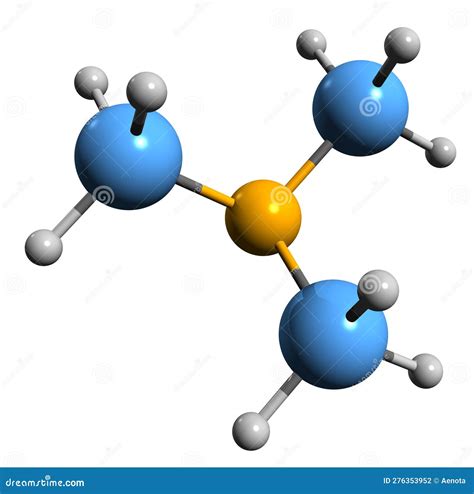 3D Image Of Trimethylamine Skeletal Formula Stock Photo | CartoonDealer ...