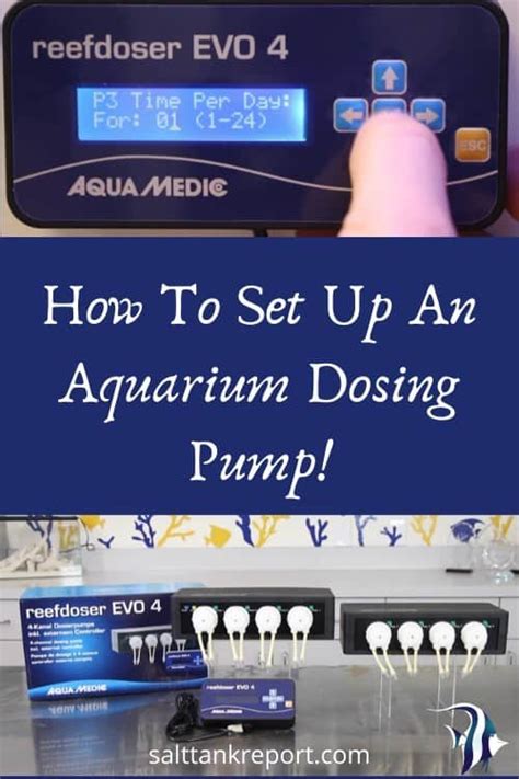 How To Set Up An Aquarium Dosing Pump - 9 Steps To Success