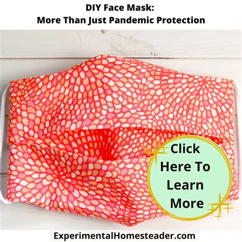 DIY Face Mask: More Than Just Pandemic Protection - Experimental ...