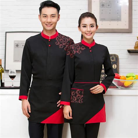 Hot Pot Restaurant Coffee Shop Waiter Uniforms Female Hotel Waiter ...