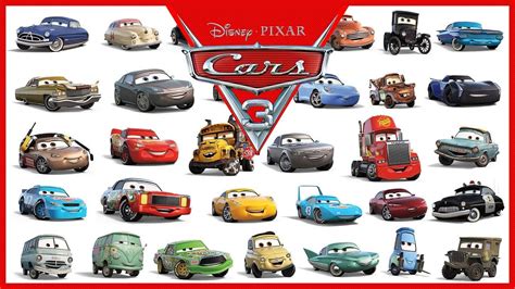 Cars 3 Cars List