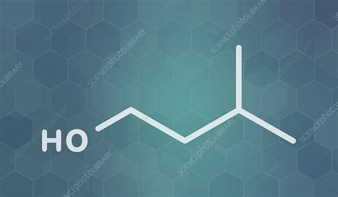 Isoamyl alcohol molecule, illustration - Stock Image - F030/5877 ...