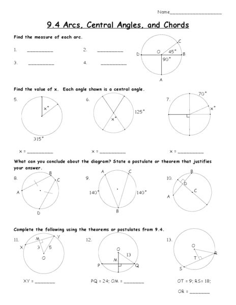 Finding Inscribed Angles In A Circle