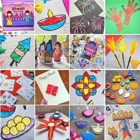 Diwali Crafts, Printables and Activities for Kids - Over 20 Ideas!