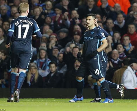 West Ham 2-2 Manchester City: Sergio Aguero salvages Manuel Pellegrini ...