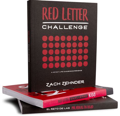 Red Letter Challenge - Red Letter Living