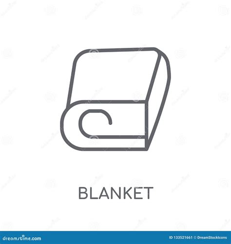 Blanket Linear Icon. Modern Outline Blanket Logo Concept on Whit Stock ...