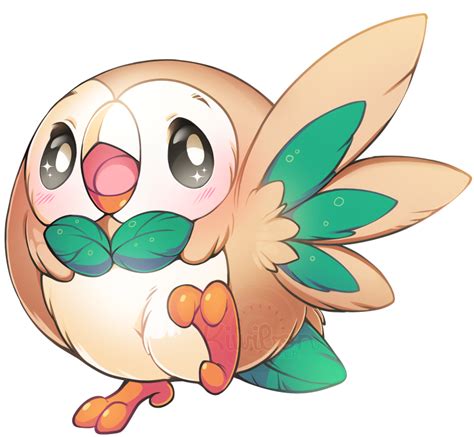 ROWLET!!!!!!!!!!! by Kiwibon on DeviantArt