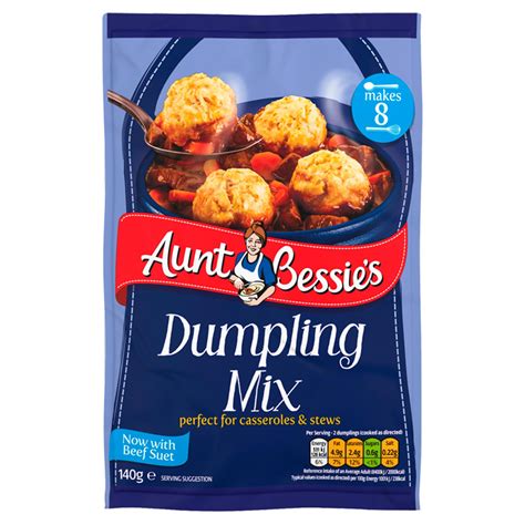 Aunt Bessie's Dumpling Mix 140g | Gravy, Stock Cubes & Stuffing ...