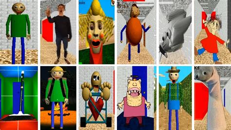 Baldi39s Basics Characters As Old Youtube