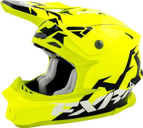 FXR Racing - 2015 Snowmobile Apparel - Blade Helmet - HiVis ...