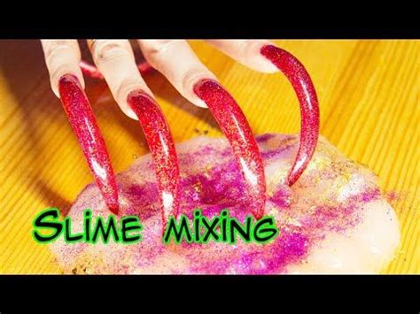 Red Manicure, Asmr, Long Nails, Slime, Claws, Live Lokai Bracelet, Vera ...