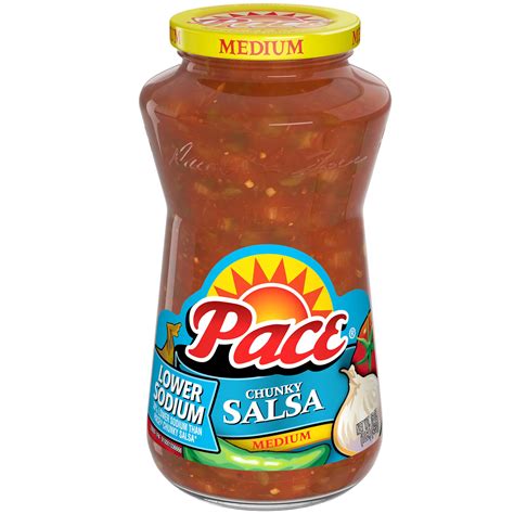 Pace Chunky Medium Low Sodium Salsa - Shop Salsa & dip at H-E-B