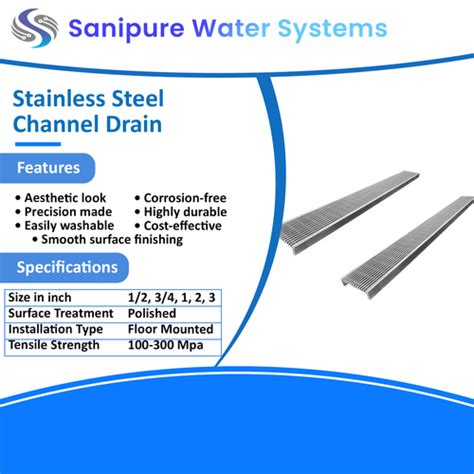 Stainless Steel Channel Drain Manufacturer, Supplier in Mumbai at ...