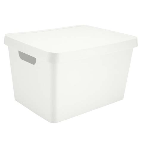 Simplify Large Vinto 8.58 in. H x 14.57 in. W Storage Box with Lid in ...