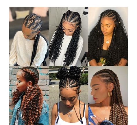 20 Attractive Cornrow Braids Hairstyles with Human Hair Extensions and ...