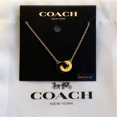 Coach Necklace Gold Plated - Finaella Manila