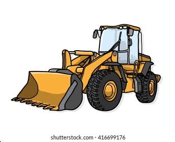 Bulldozer Cartoon Clipart Rhino