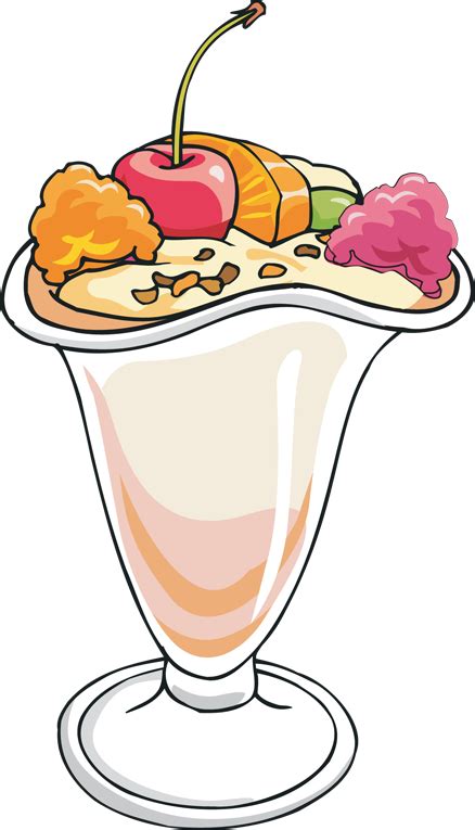 Free clip art ice cream sundae clipart 3 – Clipartix