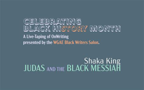 OnWriting Live: Shaka King, JUDAS AND THE BLACK MESSIAH | Writers Guild ...