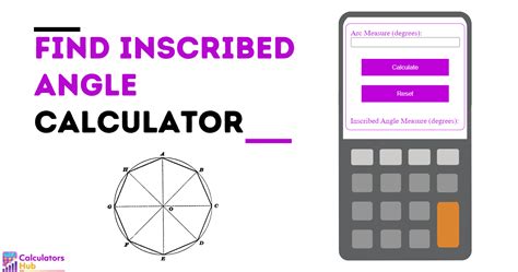 Find Inscribed Angle Calculator Online