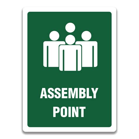 ASSEMBLY POINT SIGN - Safety Sign and Label