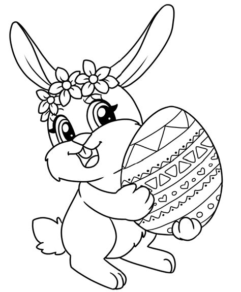 Free Easter Bunny Printable Coloring Pages - PRINTABLE TEMPLATES