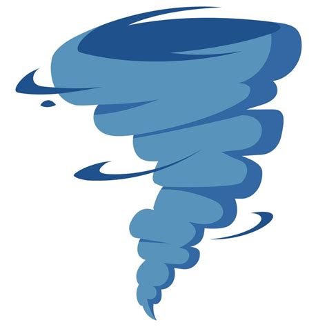 Tornado in cartoon style. 4947584 Vector Art at Vecteezy