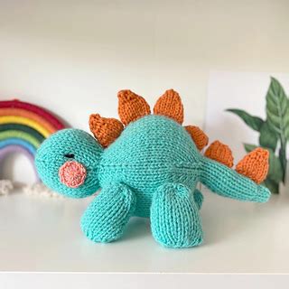 Ravelry: Chubby Stegosaurus Dinosaur Toy pattern by Addy Whitfield