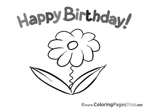 Coll Coloring Pages : Free Coloring Pages Happy Birthday : Birthday ...