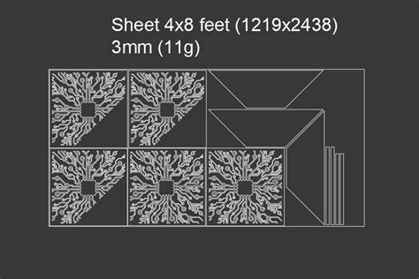 Fire Pit cube. DXF File Plasma, Laser Cutting. DIY Metalwork. Ready ...