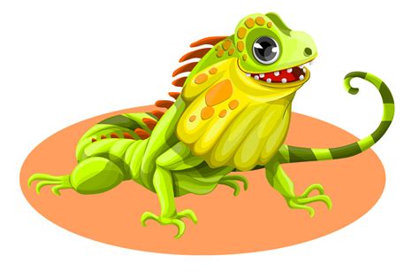 Cartoon Iguana Clipart ~ Iguana Clipart Lizard Reptile Transparent ...