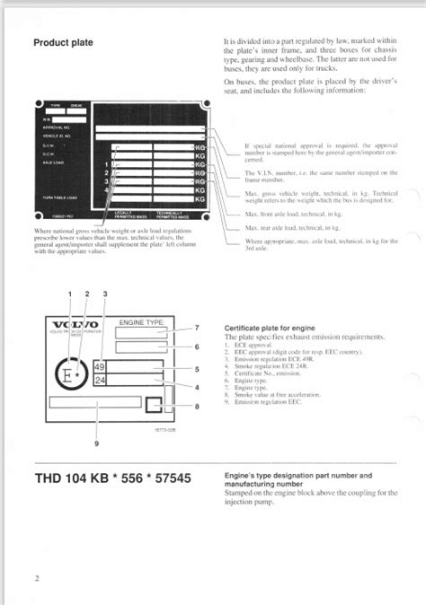 Volvo Service Manual Articulated Bus B10L Specifications 1996 TP15889/1 ...