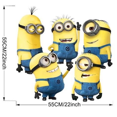 Aliexpress.com : Buy Yellow Cartoon Characters Wall Stickers for ...