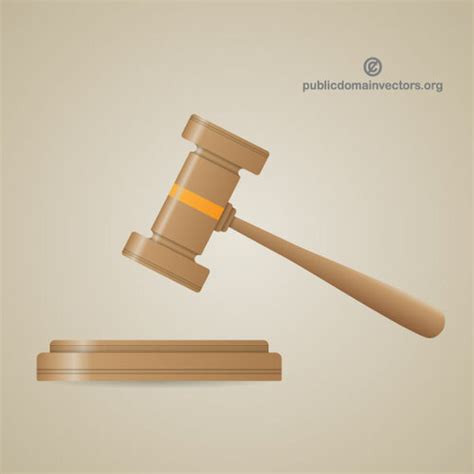 Gavel vector clip art | Public domain vectors