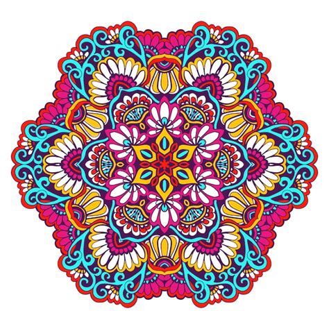 Free Vector | Decorative Mandala Color