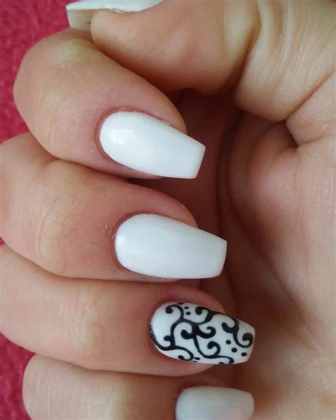 27+ White and Black Nail Art Designs, Ideas | Design Trends - Premium ...