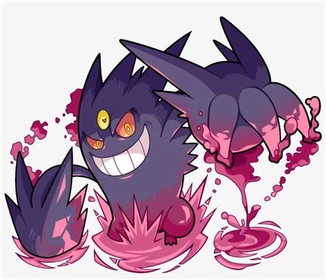 Mega Gengar - Gengar Pokemon Mega Evolution - Free Transparent PNG ...