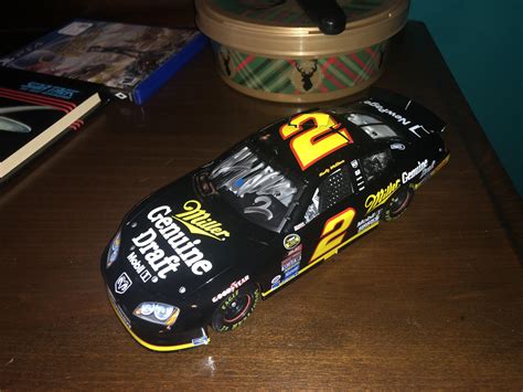 My mom picked up this signed Rusty Wallace diecast from an auction for ...