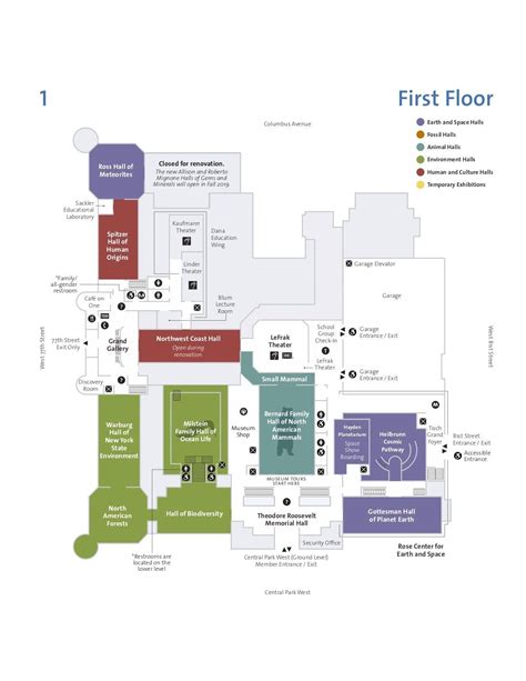 American Museum of Natural History Map - Guide maps online | Natural ...