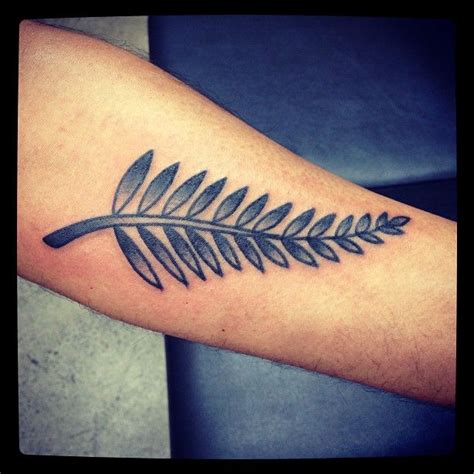 silver fern | Fern tattoo, Silver fern tattoo, Tattoos